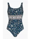 Maillot de bain une pièce - NIGHT BLUE FLORAL