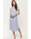 Robe de nuit longue - PERIWINKLE