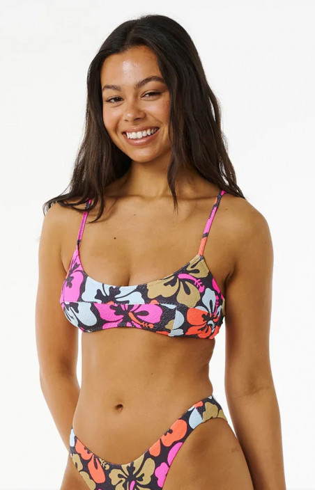 Haut de bikini - HIBISCUS HEAT CROP