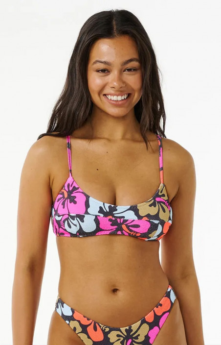 Haut de bikini - HIBISCUS HEAT CROP