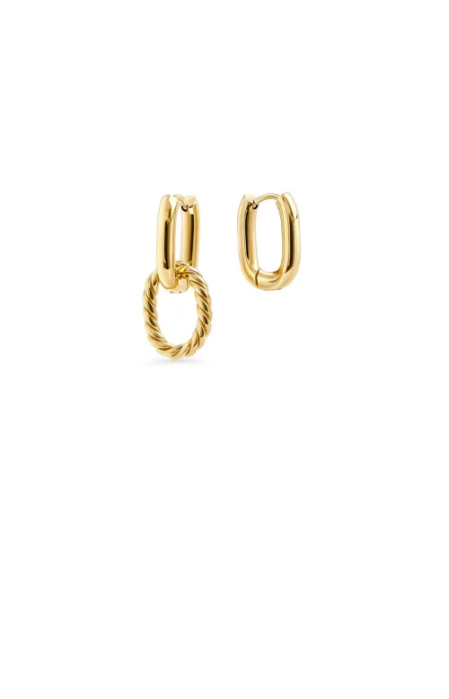 Boucles d'oreilles 2-en-1 - CECILIA GLD