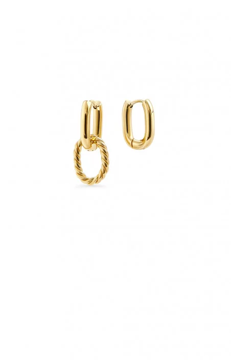 Boucles d'oreilles 2-en-1 - CECILIA GLD