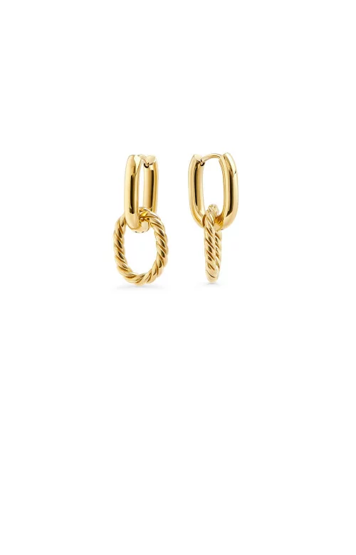 Boucles d'oreilles 2-en-1 - CECILIA GLD