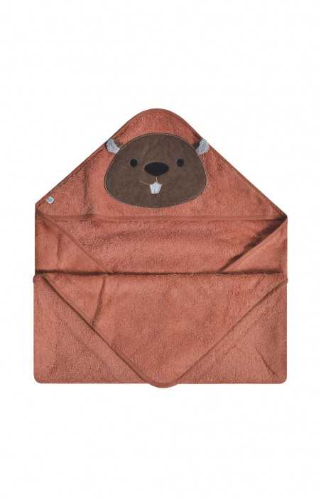 Serviette à capuche pour bébé - CASTOR