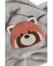 Serviette à capuche pour bébé - PANDA ROUX