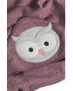 Serviette à capuche pour enfants - HIBOU