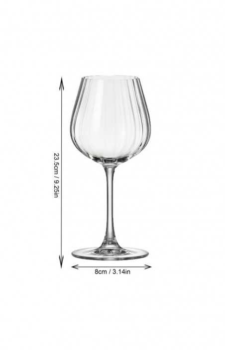 Ensemble de 6 Verres à vin à Pied Universel 400 ml - OPTIC