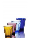 Ensemble de 4 gobelets en Verre de Couleurs Mélangées 250 ml - PICARDIE