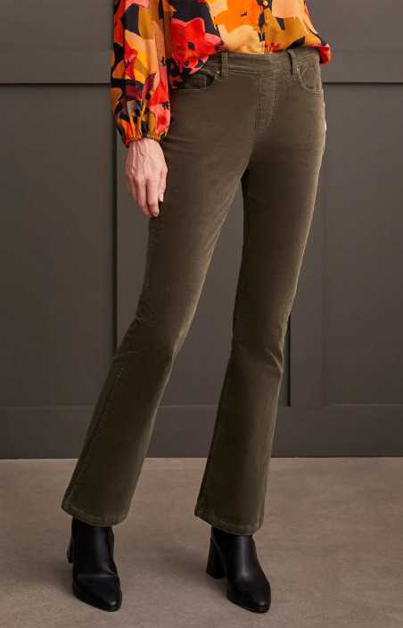 Pantalon en velours côtelé extensible - SAMANTHA