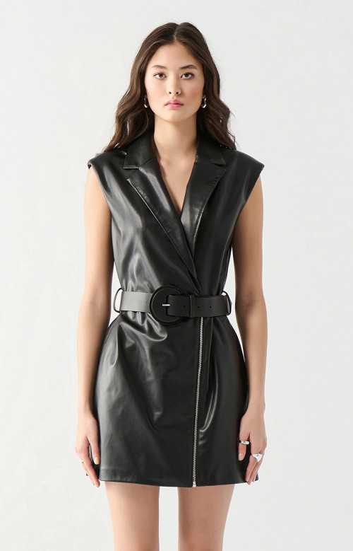 Robe - LEATHER ZIP