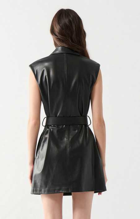 Robe - LEATHER ZIP