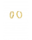 Boucles d'oreilles - BORDEAU GOLD