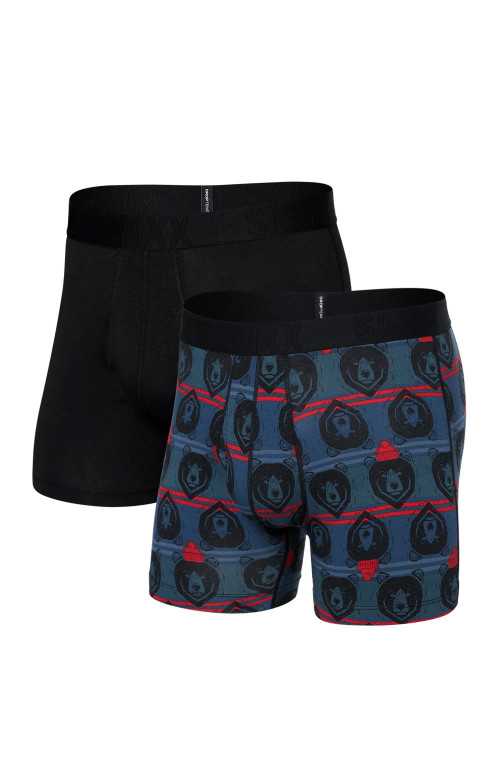 Boxers (pqt 2) - DROPTEMP® GRIZZLY STRIPE