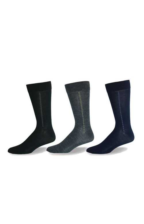 Chaussettes (1 paire) - MERINO VERTICAL