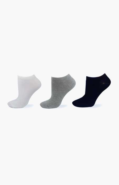 Chaussettes (pqt 3) - PLAIN THIN PED