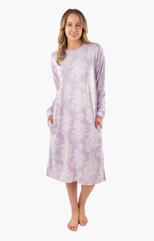 Robe de nuit longue - ORCHID ROSES