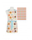 Ensemble tablier et linge de cuisine - DONUTS