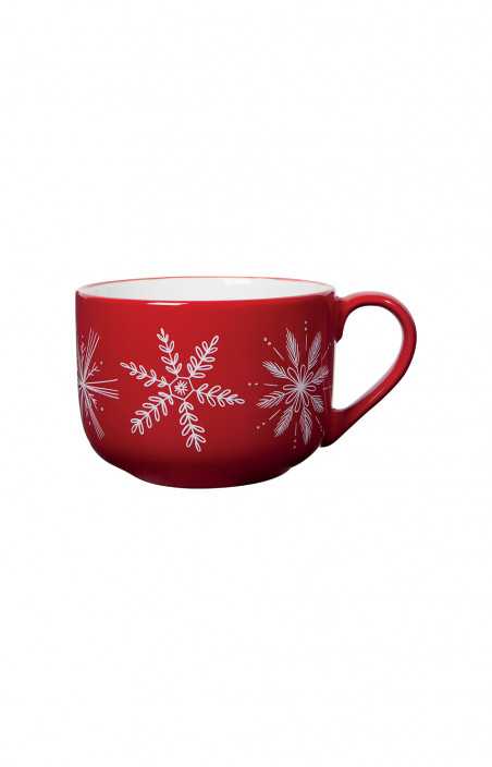 Grande tasse à latté - SNOWFLAKES