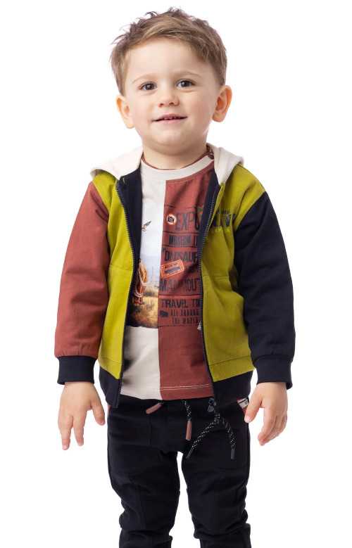 Veste réversible à capuchon - COLORBLOC (6-12M)