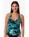 Haut de tankini - LOUISE WRAP TROPICAL