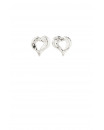 Boucles d'oreilles - COEURS DUNE ARGENT