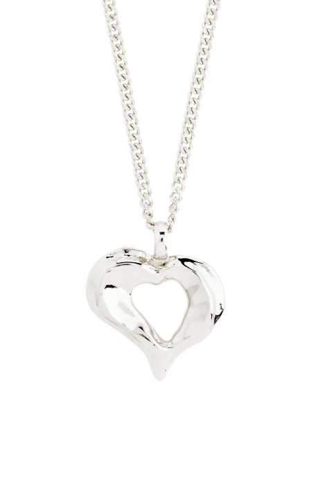 Collier - COEUR DUNE ARGENT