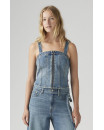 Camisole en denim - SCULPTED BUSTIER