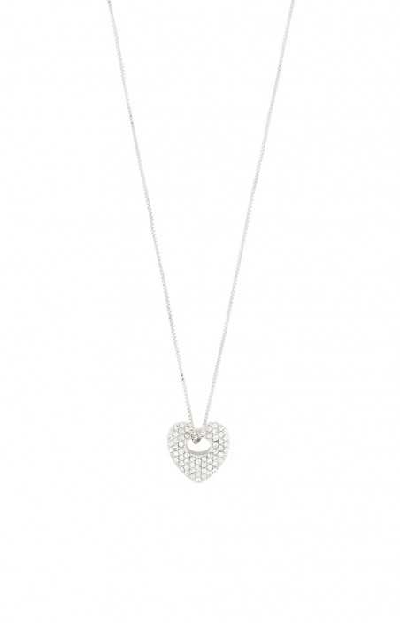 Collier - DUNE COEUR ARGENT