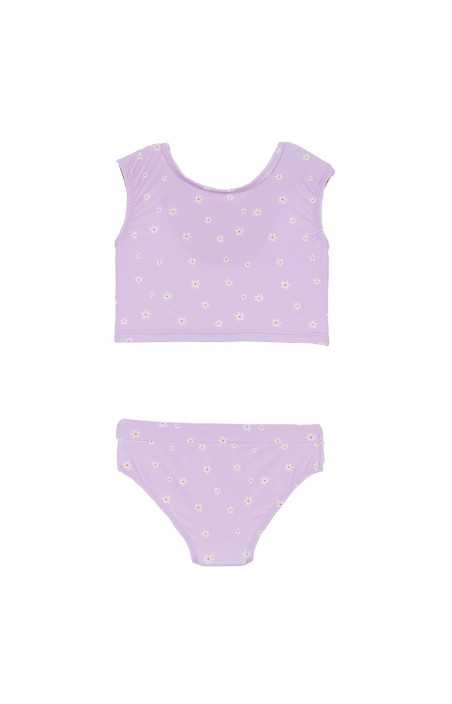 Maillot de bain UV deux pièces - LILAS (3-6)