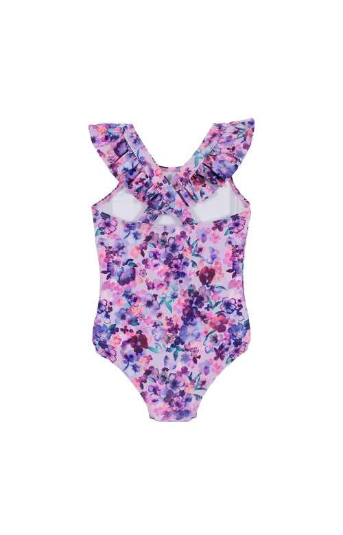 Maillot de bain UV une pièce pour bébé - LILAS (9-24M)