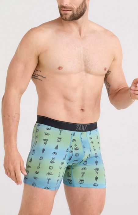 Boxers (pqt 2) - QUEST QUICK-DRY MESH (CAMP OMBRE)