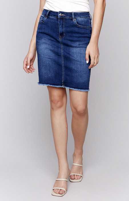 Skort en denim - INDIGO