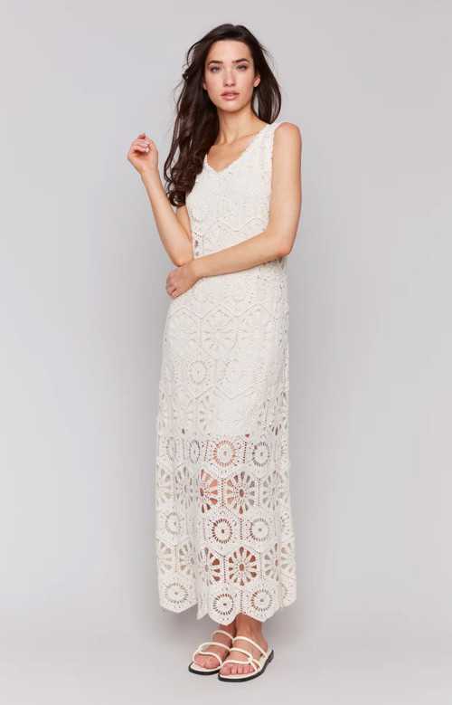 Robe longue en crochet - BOHO