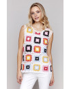 Camisole en crochet - PATCHWORK