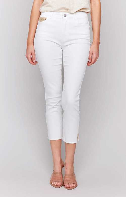 Pantalon 3/4 slim - NATUREL