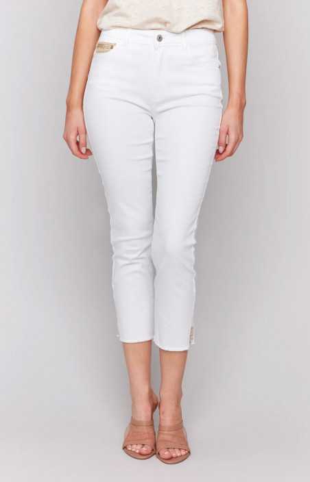 Pantalon 3/4 slim - NATUREL