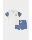 Ensemble polo 2 pièces - BASEBALL (3-24M)