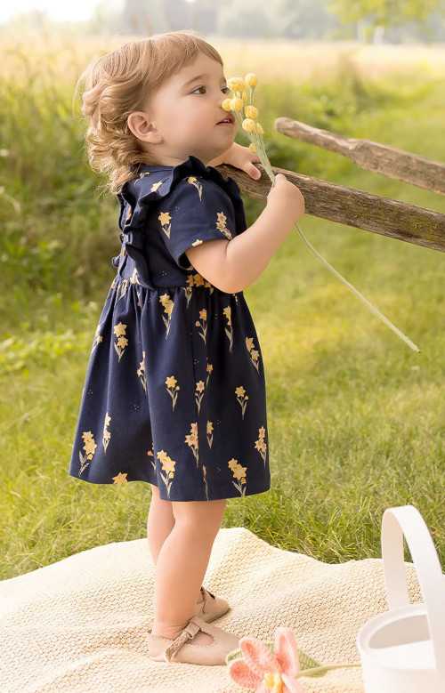 Robe cache-couche - JONQUILLES (3-24M)