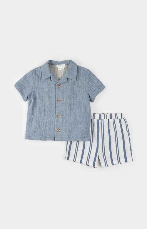 Ensemble 2 pièces - CHAMBRAY (3-24M)