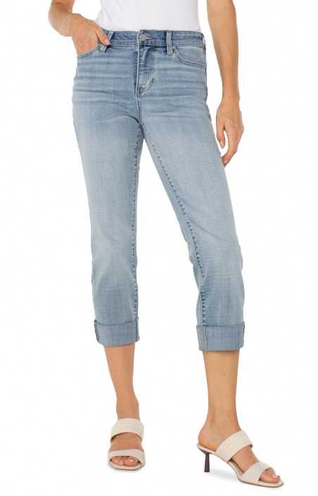 Jeans 3/4 - CHARLIE CROPPED WIDE ROLLED CUFF