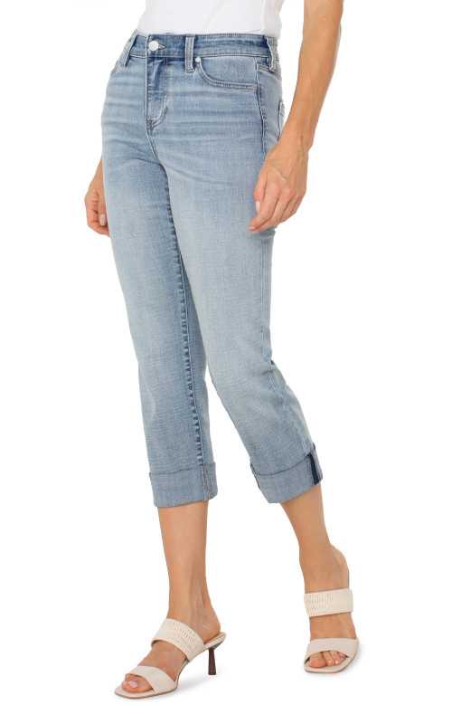 Jeans 3/4 - CHARLIE CROPPED WIDE ROLLED CUFF