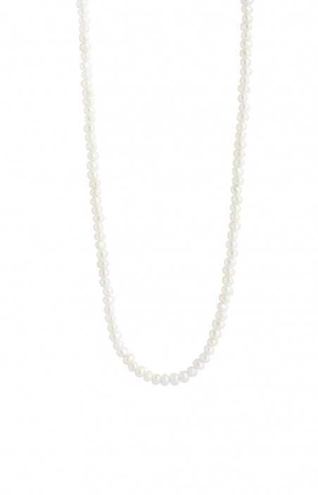 Collier en perles d'eau douce - LEXI ARGENT