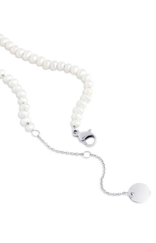 Collier en perles d'eau douce - LEXI ARGENT