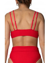 Haut de bikini - FLORENCE ROUGE TEXTURE