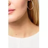 Boucles d'oreilles - SILVER HOOPS 40mm