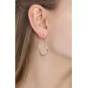 Boucles d'oreilles - SILVER HOOPS 40mm