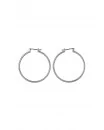 Boucles d'oreilles - SILVER HOOPS 40mm