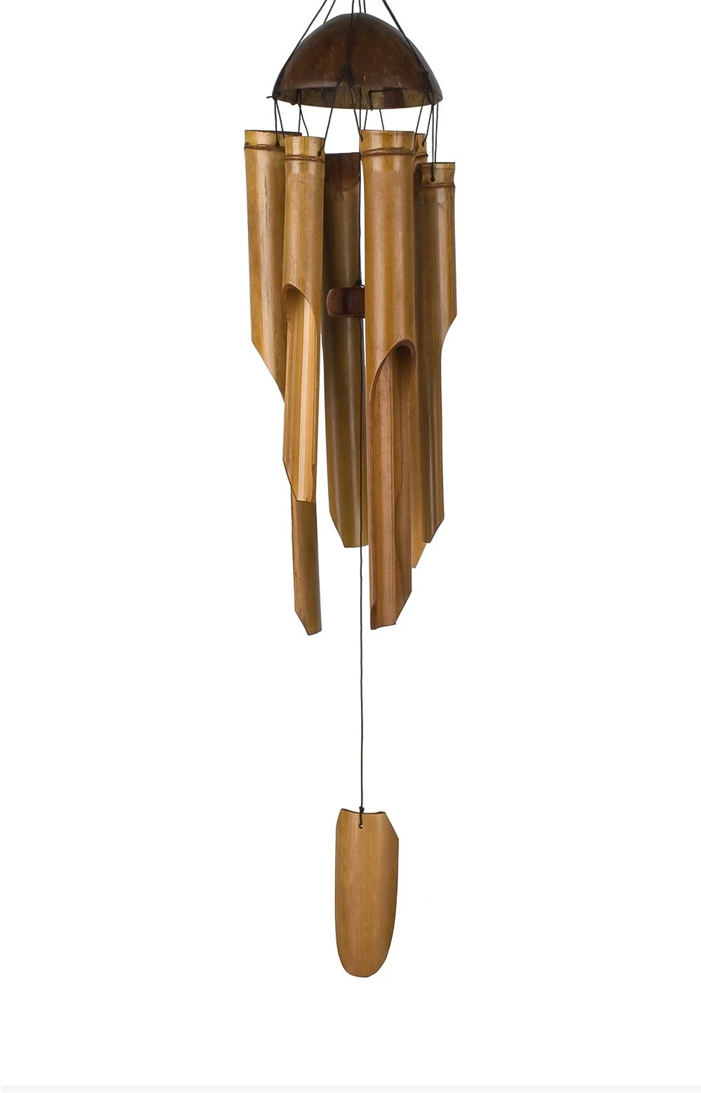 Acheter ICI en ligne carillon à vent en bambou et fibres de coco
