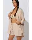 Chemise de plage - NATURAL LINEN