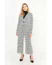 Jacket - CROPPED HOUNDSTOOTH